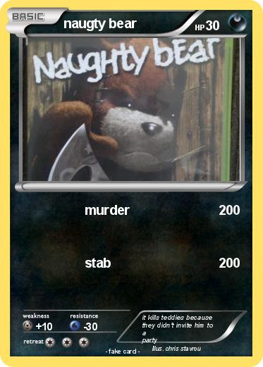 Pokemon naugty bear