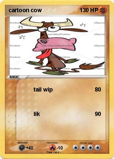 Pokemon cartoon cow
