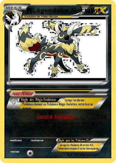 Pokemon Légendaire Noctali