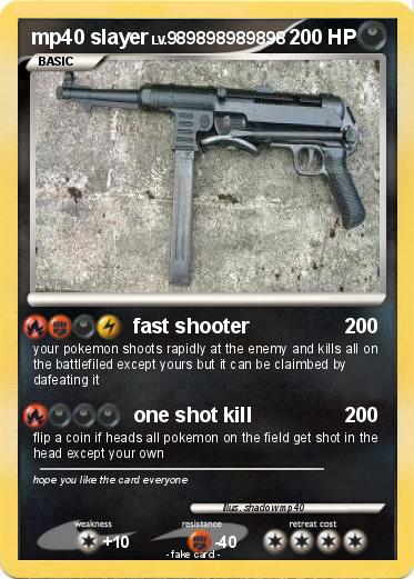 Pokemon mp40 slayer