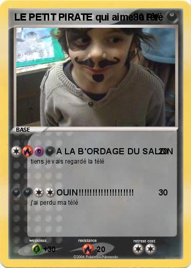 Pokemon LE PETIT PIRATE qui aime la tété