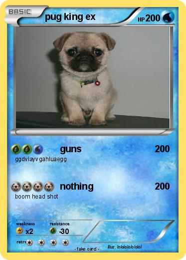 Pokemon pug king ex