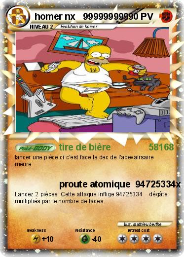 Pokemon homer nx   999999999