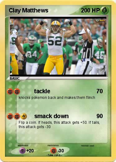Pokemon Clay Matthews