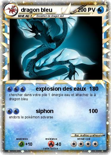 Pokemon dragon bleu