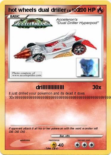 Pokemon hot wheels dual driiler