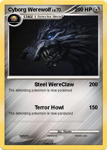 Pokemon Cyborg Werewolf