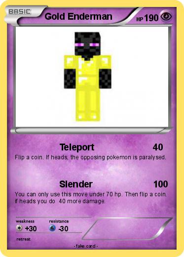 Pokemon Gold Enderman