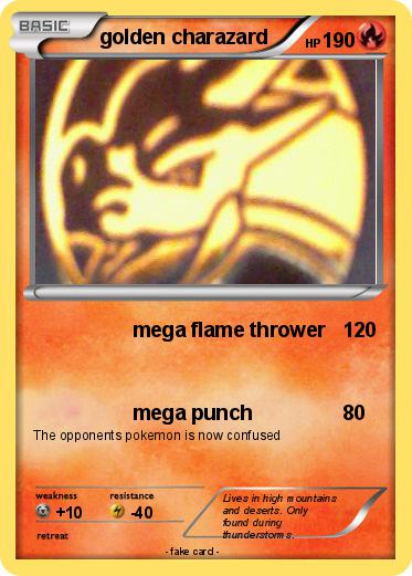 Pokemon golden charazard