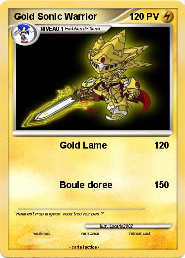 Pokemon Gold Sonic Warrior