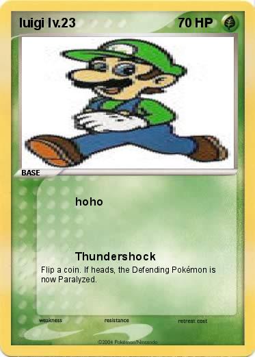 Pokemon luigi lv.23