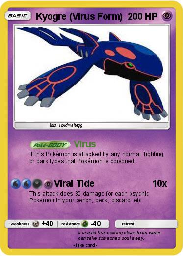Pokemon Kyogre (Virus Form)
