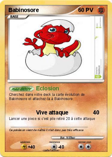 Pokemon Babinosore