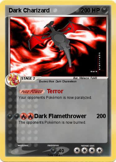 Pokemon Dark Charizard