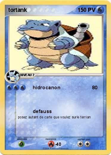 Pokemon tortank
