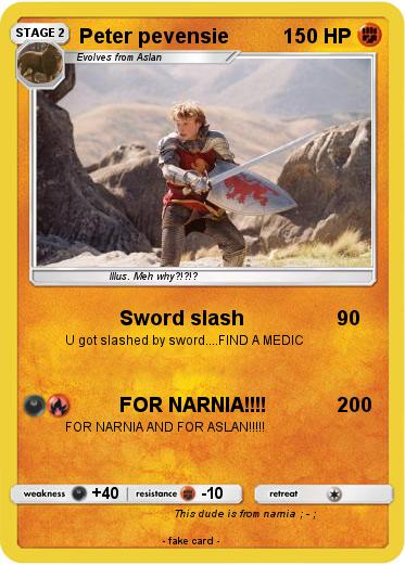 Pokemon Peter pevensie