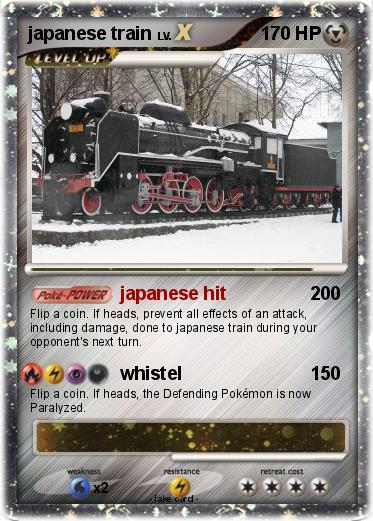 Pokemon japanese train