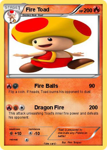 Pokemon Fire Toad