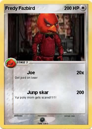 Pokemon Fredy Fazbird