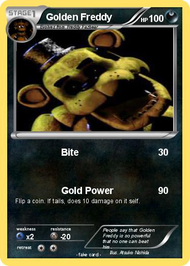 Pokemon Golden Freddy