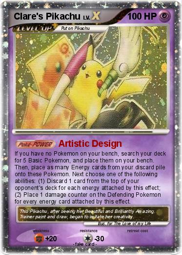 Pokemon Clare's Pikachu
