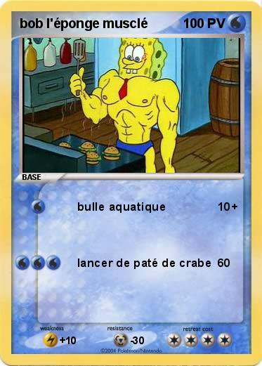 Pokemon bob l'éponge musclé