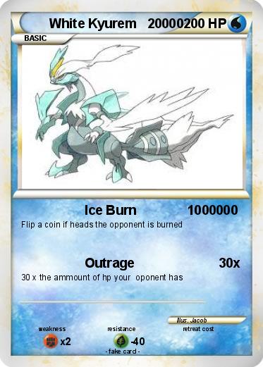 Pokemon White Kyurem   20000