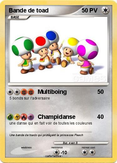 Pokemon Bande de toad