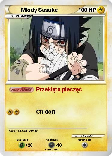 Pokemon Młody Sasuke