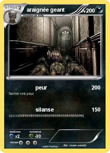 Pokemon araignée geant