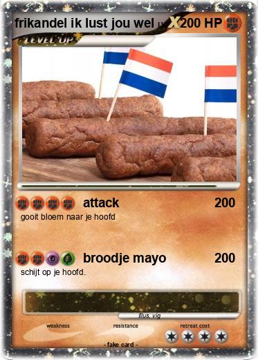 Pokemon frikandel ik lust jou wel