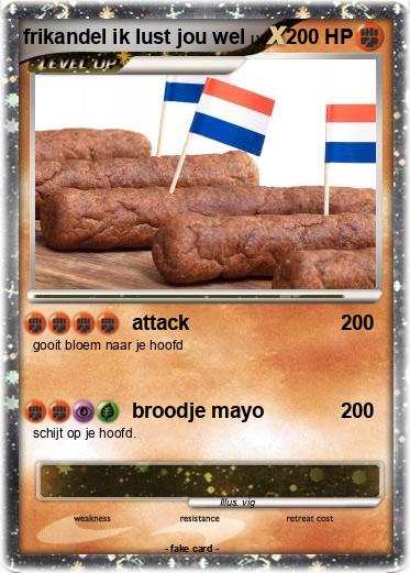 Pokemon frikandel ik lust jou wel