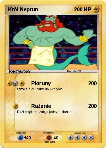 Pokemon Król Neptun