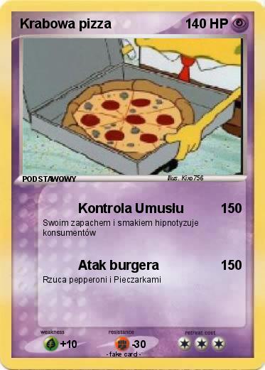 Pokemon Krabowa pizza