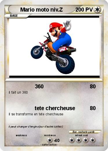 Pokemon Mario moto niv.Z