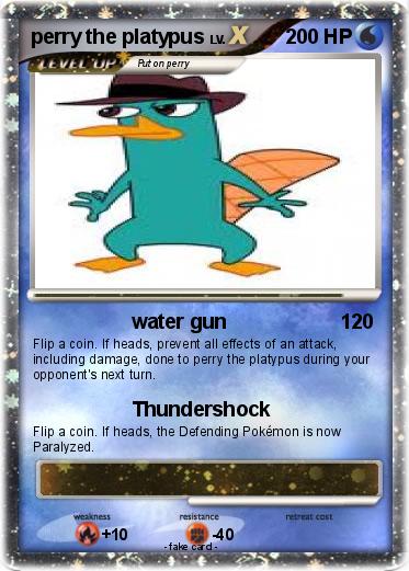 Pokemon perry the platypus