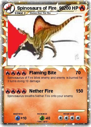 Pokemon Spinosaurs of Fire  98
