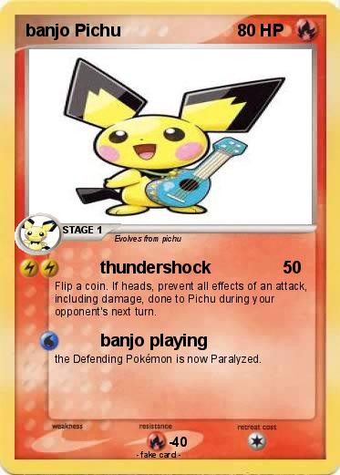 Pokemon banjo Pichu