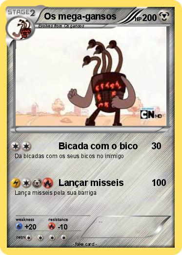 Pokemon Os mega-gansos