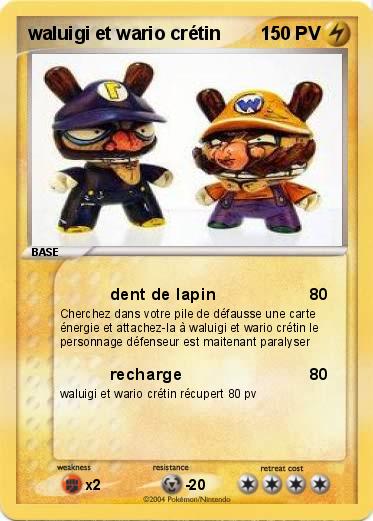 Pokemon waluigi et wario crétin