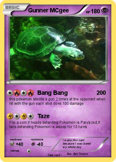 Pokemon Gunner MCgee