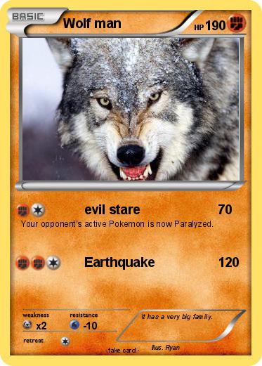 Pokemon Wolf man