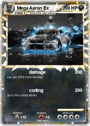 Pokemon Mega Aaron Ex