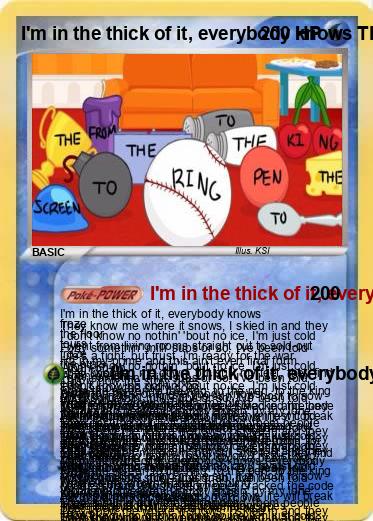 Pokemon Thickofit