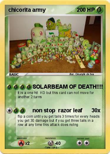 Pokemon chicorita army