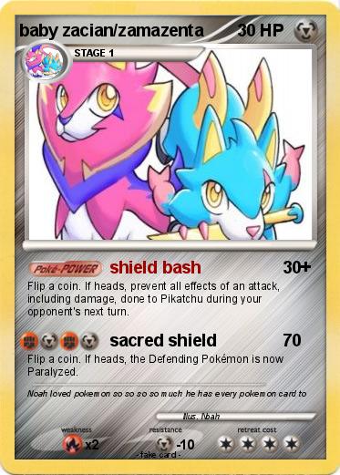 Pokemon baby zacian/zamazenta