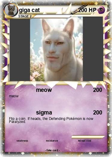 Pokemon giga cat