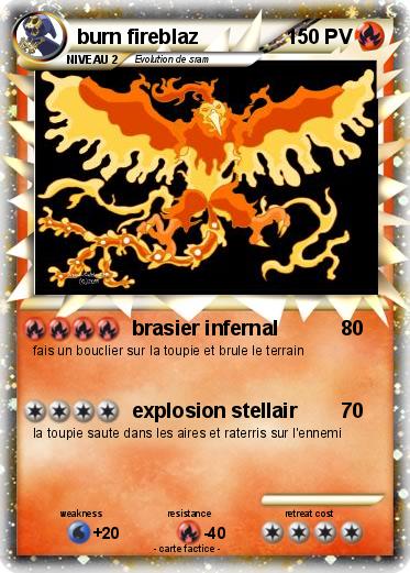 Pokemon burn fireblaz