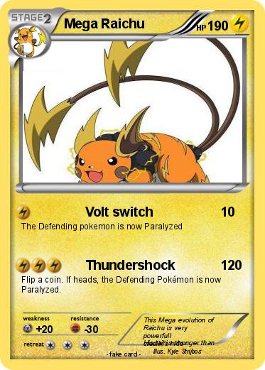 Pokemon Mega Raichu