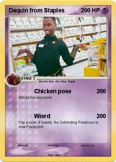 Pokemon Daquin from Staples